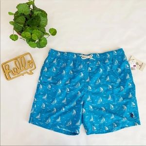 US Polo Assn | Men’s Sailboat Swim Trunks XXL Blue